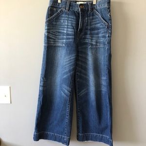 Madewell wide leg crops